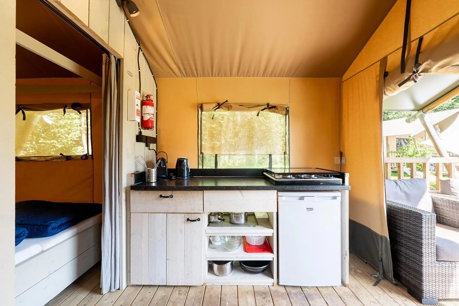 Luxury tent Glamping Haure-Loire Hotel Sainte-Sigolene